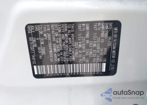 2023 Nissan Rogue Sv Fwd from USA, damaged, VIN JN8BT3BA4PW008136